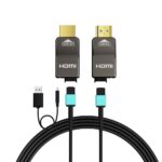 RUIPRO 8K Detachable Gen4AK Pure Fiber Optic Armored HDMI 2.1 Cable