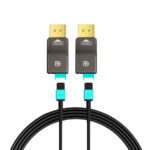 DisplayPort Connectors for 8K Detachable Gen4AK Full Fiber Optic Armored Cable